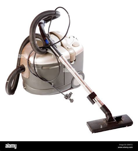 One Heavy Vacuum Cleaner Isolated On White Stock Photo Alamy