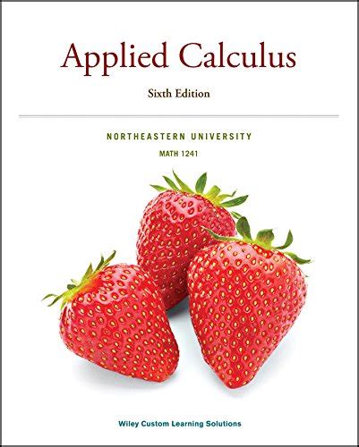 Applied Calculus 6th Edition Deborah Hughes Hallett 9781119310549 Abebooks