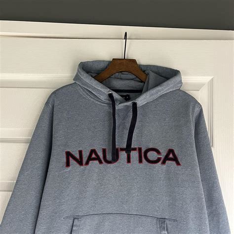 Vintage Blue Nautica Hoodie Vintage Nautica Depop