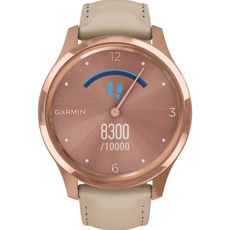 Best Buy Garmin vívomove Luxe Hybrid Smartwatch 42mm Stainless Steel