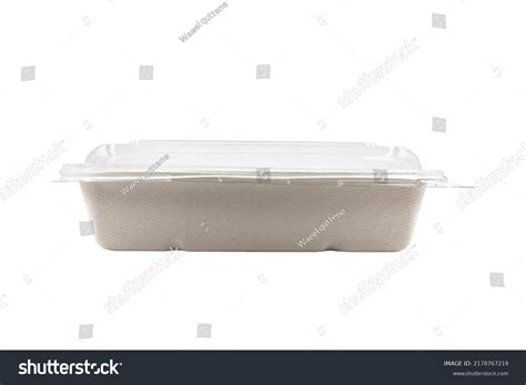 Bagasse Container Package Food Isolated On Stock Photo 2178767219