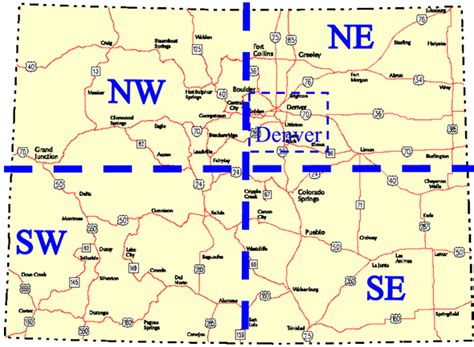 Construction Map — Colorado Department Of Transportation