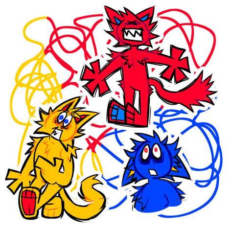 Colored Cats Hankercheif On Tumblr