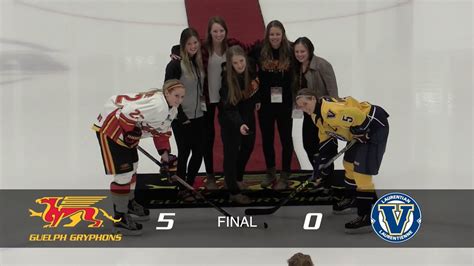 Guelph Gryphons Vs Laurentian Voyageurs S 2016 Women S Hockey