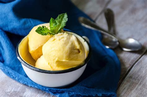 Sorbet La Mangue Sans Sorbeti Re Des Recettes Healthy Saines Et Faciles