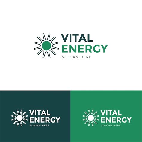 Plantilla De Dise O De Logotipo De Energ A Vector Premium