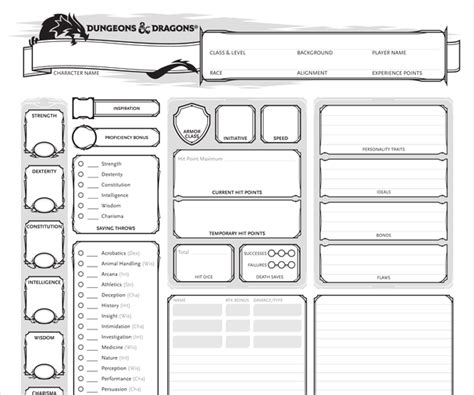 Dnd Character Sheets