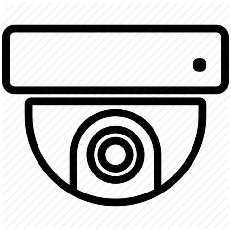 Dome Security Camera Icon #121854 - Free Icons Library