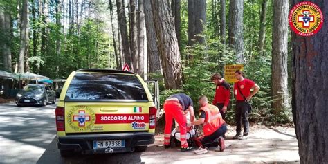 Donna Si Infortuna Cadendo In Un Sentiero NellAspromonte Recuperata