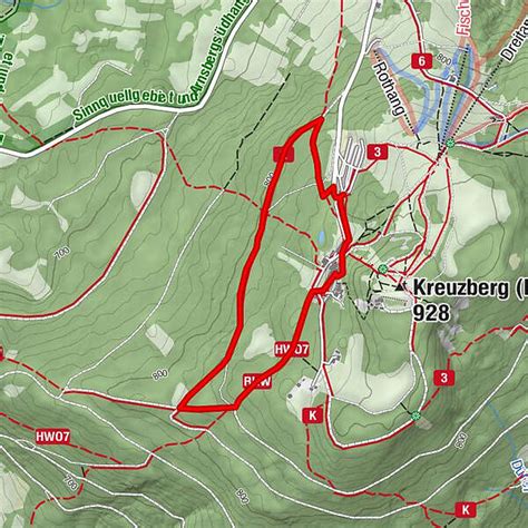 Rh N Rundweg Kreuzberg Bischofsheim Rh N Bergfex Wanderung