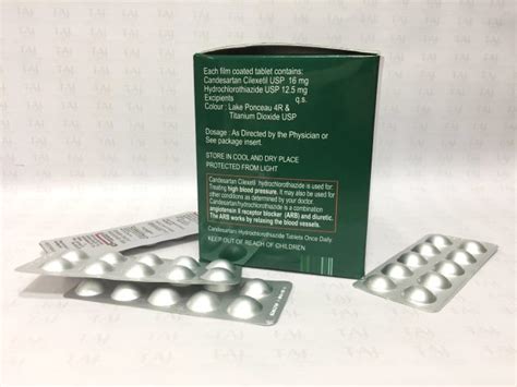 Candesartan Cilexetil And Hydrochlorothiazide Tablets Mg Mg Taj