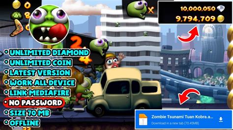 Zombie Tsunami Mod Apk Terbaru V No Password Unlimited