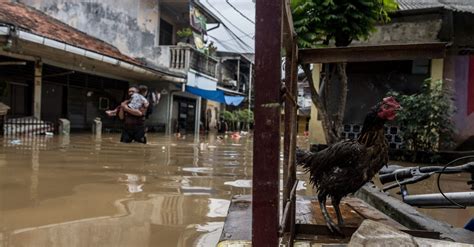 Tim Gabungan Evakuasi Pengungsi Banjir Di Jakarta