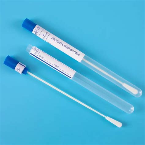 Flocked Swab Factory Eo Sterile PP Handle Flocked Nasopharyngeal Swabs