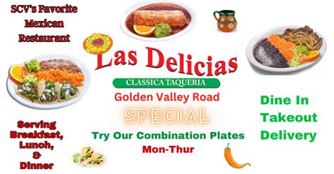 Mexican Food At Golden Valley | Mexican Restaurant Santa Clarita (SCV) | Las Delicias Golden ...