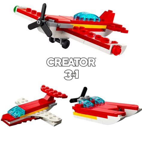 Iconic Red Plane Polybag Lego Creator In Super Briques