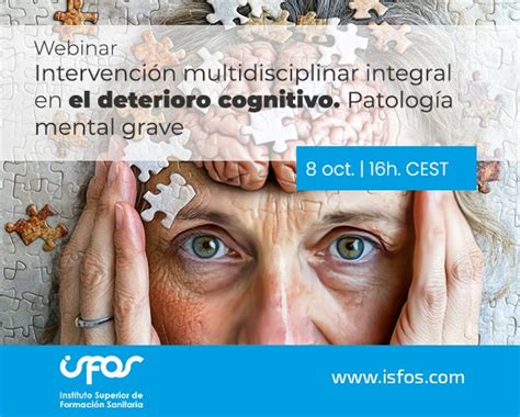 8 octubre Webinar ISFOS Intervención multidisciplinar integral en el