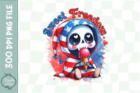 Sweet Freedom Png Cute Skeleton Png Graphic By Basilio Vintage