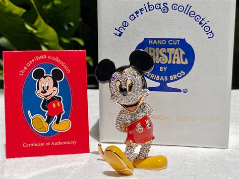 Swarovski Crystal Vintage Mickey Mouse Arribas Brothers Jeweled ...