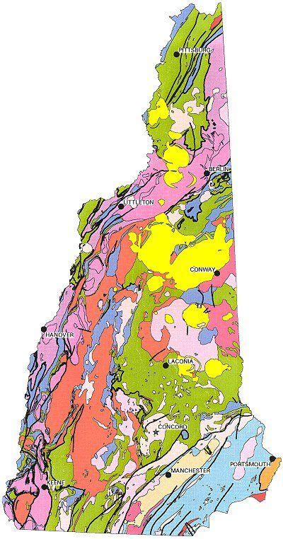 Geologic Maps Of The 50 United States Geology Map United States Map