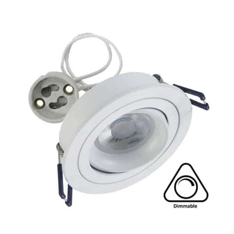 Led Spotlight Inbouw 5 Watt Gu10 Zw Dimbaar Ø70 Ø81 Led Verlichting