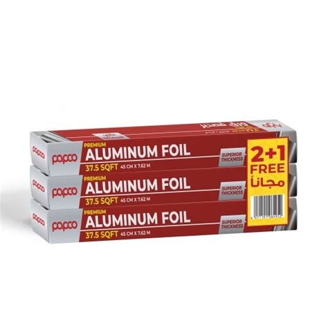 Buy Papco Aluminum Foil 45 × 762 Cm 2 1 Free توصيل