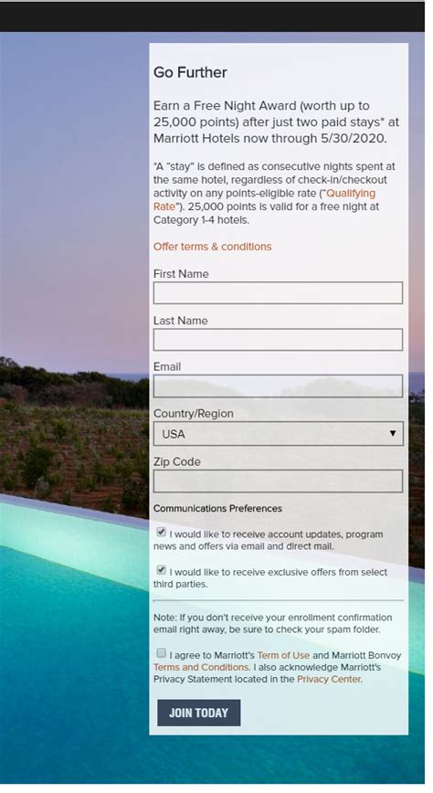 Marriott Bonvoy Free Night Certificate After Two Stays New Members