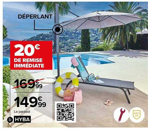 Promo Le Parasol Hyba Chez Carrefour Market Icatalogue Fr