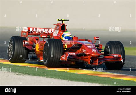 Felipe MASSA BRA In The Ferrari F2008 Racecar During Formula 1 Tests