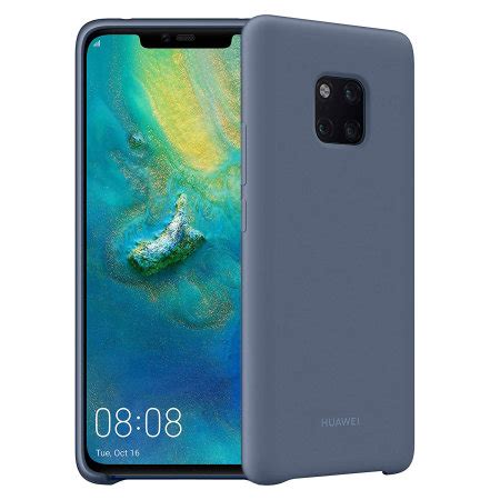 Official Huawei Mate 20 Pro Silicone Case Blue