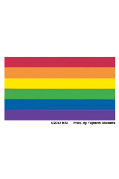 Rainbow Pride Flag Mini Sticker