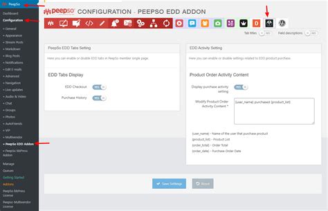 How To Configure The PeepSo EDD Add On Settings Wbcom Designs Theme