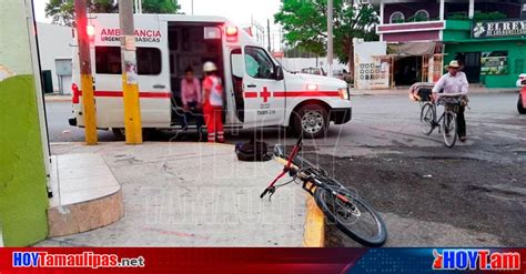 Hoy Tamaulipas Tamaulipas Conductora Tumba A Ciclista Y Lo Lleva Al