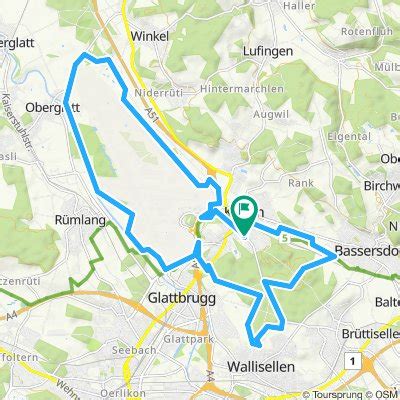 Radwege Und Routen In Und Um Kloten R Tlen Bikemap Deine Radrouten