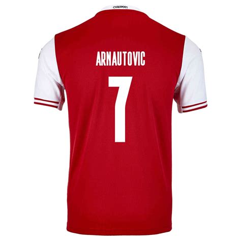 Kandiny Mujer Selección De Fútbol De Austria Camiseta Marko Arnautovic 7 1ª Equipación Rojo