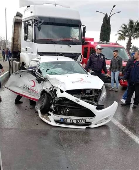 Kahramanmaraş ta Trafik Kazası 2 Yaralı Haber