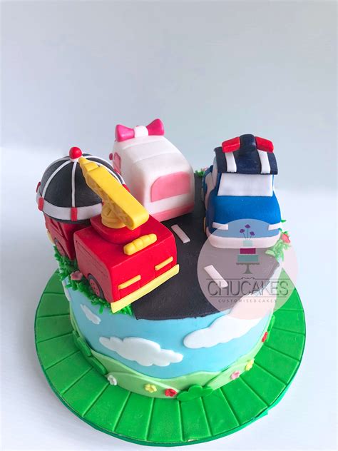 Chucakes Robocar Poli Cake 3
