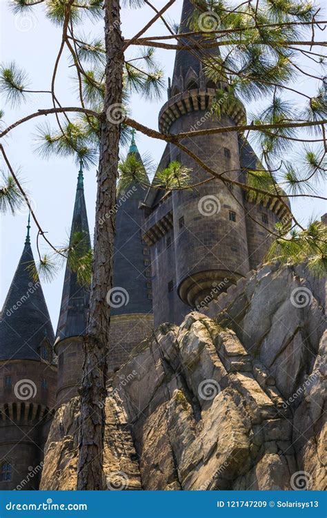 Orlando, Florida, USA - May 09, 2018: the Hogwarts Castle at the ...