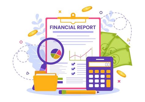 Ilustraci N De Informes Financieros Con Gr Ficos De Datos Y Diagramas