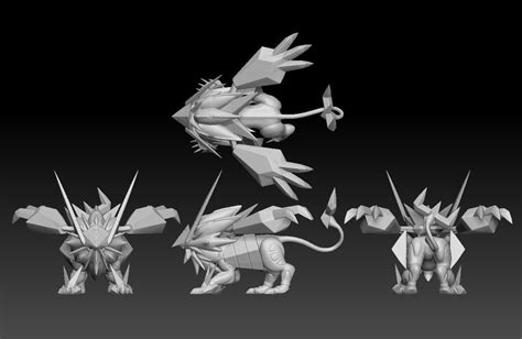 Pokemon Dusk Mane Necrozma 3d Model 3d Printable Cgtrader