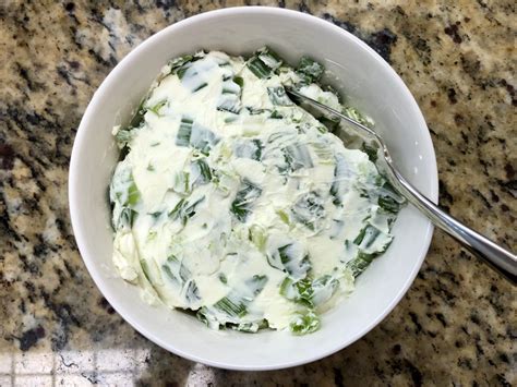 Homemade Scallion Cream Cheese 500 Spatulas