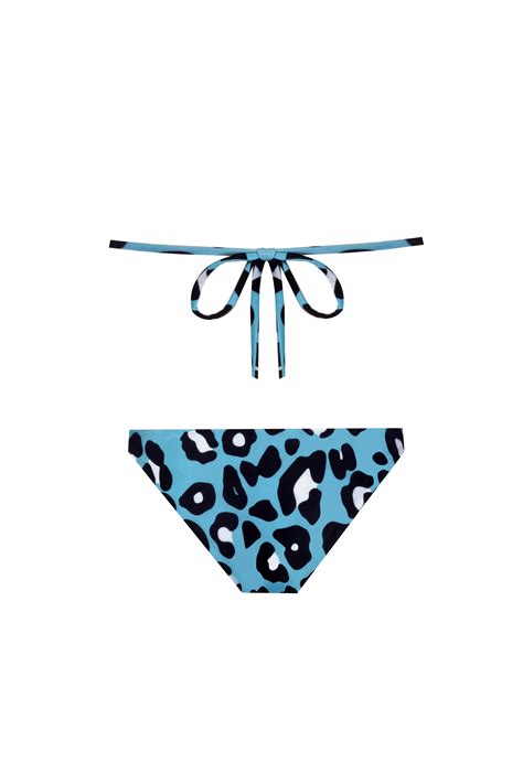 Triangle Blue Leo Bikini