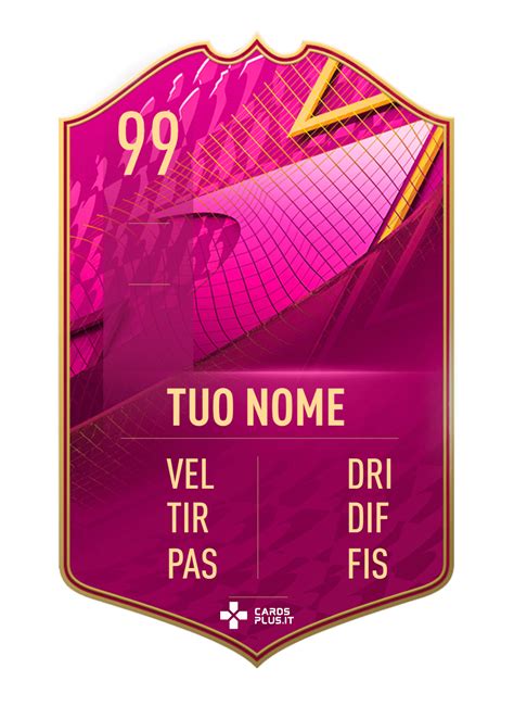 Fifa Ultimate Team Card Futties Winner Gigante Personalizzata