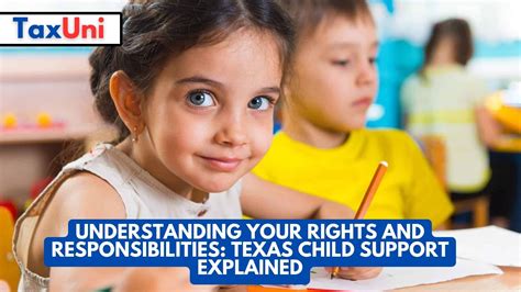 Understanding Your Rights And Responsibilities Texas Child Support