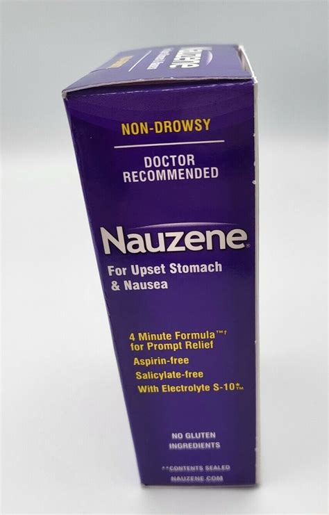 Nauzene For Upset Stomach Nausea 42 Chewable Tablets Cherry Exp 2024