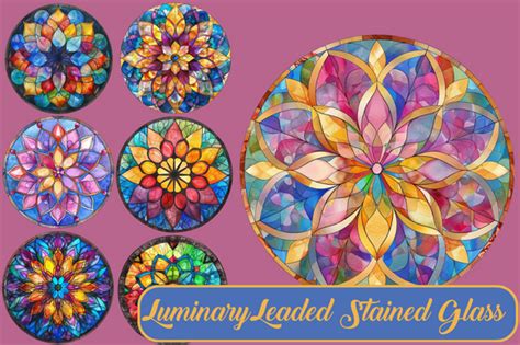 Luminaryleaded Stained Glass Graphic By Tshirtado Creative Fabrica