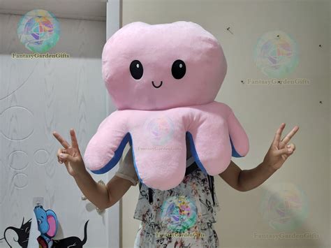 Customized Stuffed Animal Mood Octopus Christmas Gifts Kawaii Pillow ...