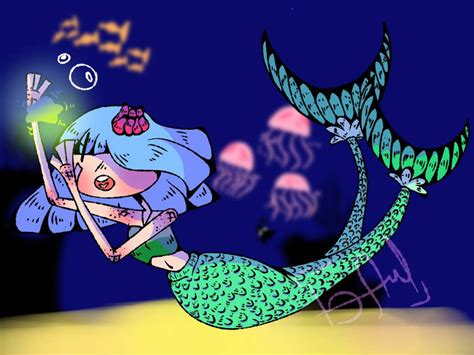 Mermaid Amber Glitchtale Amino