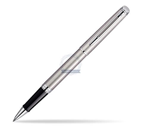 Waterman H Misph Re Stainless Steel Ct Rollerball Pen S