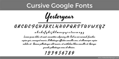 25 Best Cursive Google Fonts (With Examples)